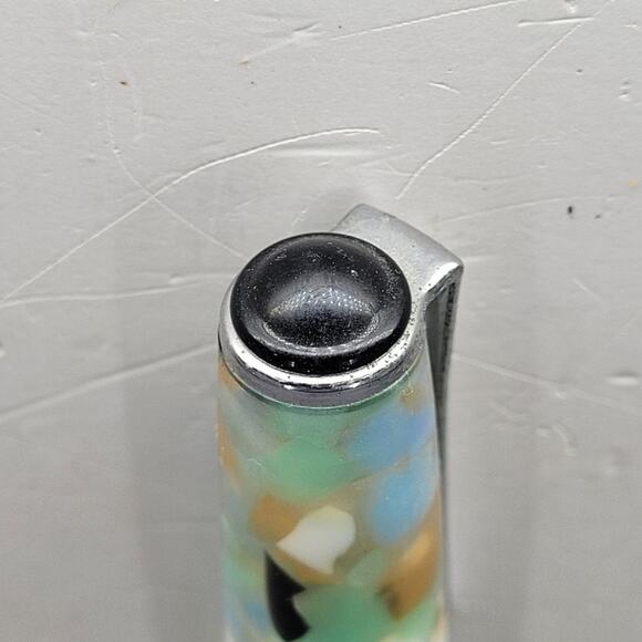 Levenger True Writer Sea Glass Fountain Pen Turquoise Vintage Writing Gift - Picture 8 of 9